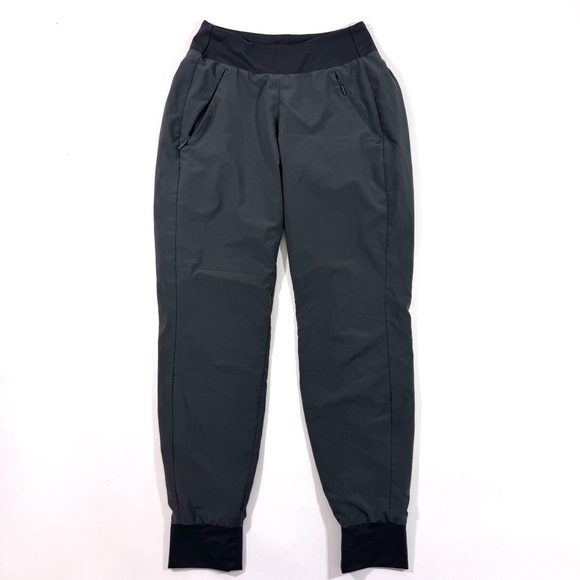 Athleta Lined Soho Jogger Pants Grey Size 0 - Picture 1 of 7